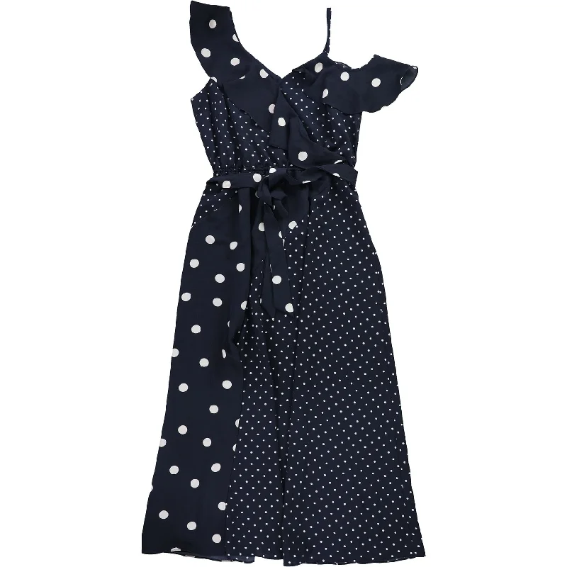 Bar Iii Womens Dot A-Line Maxi Dress