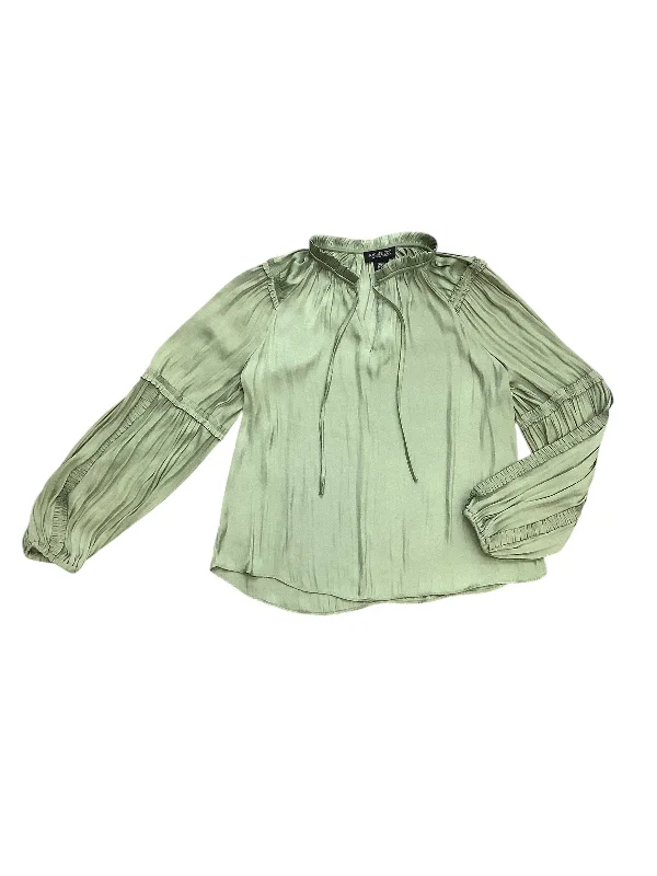 Top Long Sleeve By Rachel Zoe In Green, Size: M