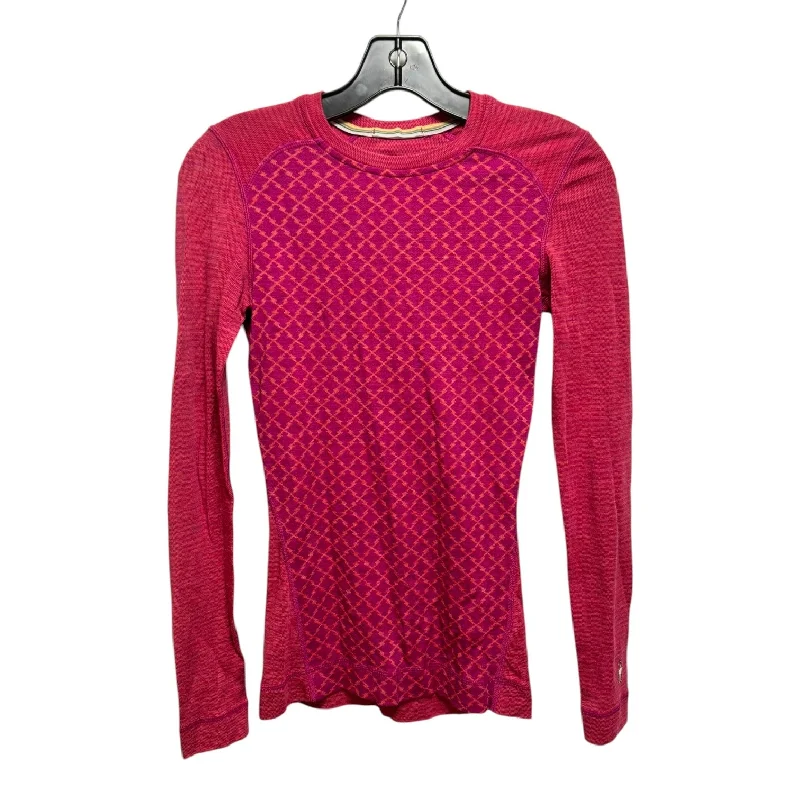 Top Long Sleeve By Smartwool In Red, Size: Xs