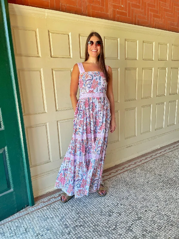 Notting Hill Maxi Dress Hibiscus Vine