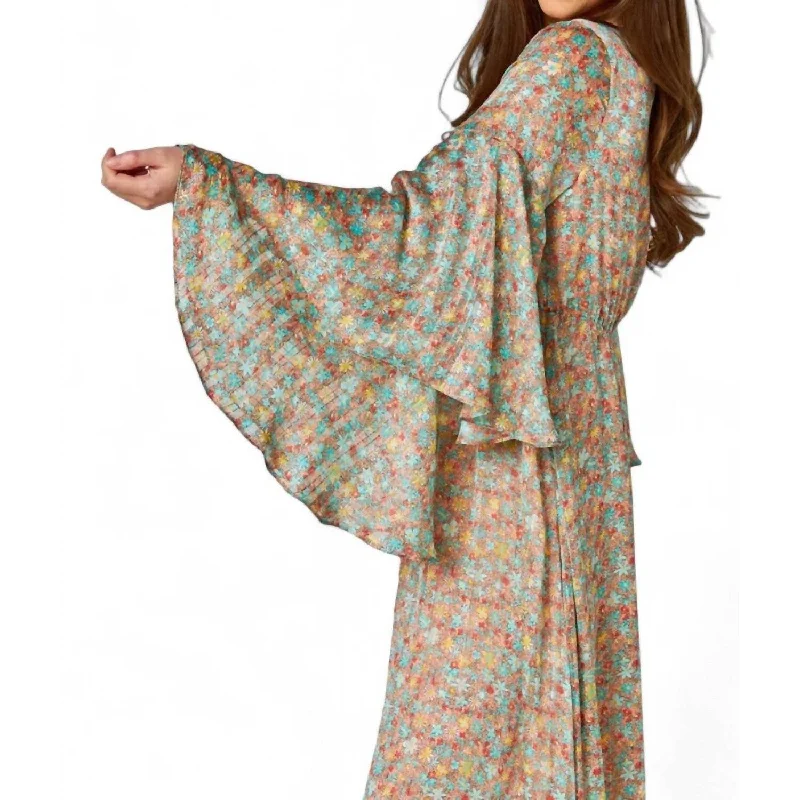 Buddylove - Colette Long Sleeve Maxi Dress