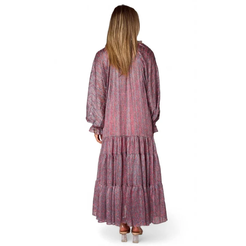 Buddylove - Greta Long Sleeve Maxi Dress