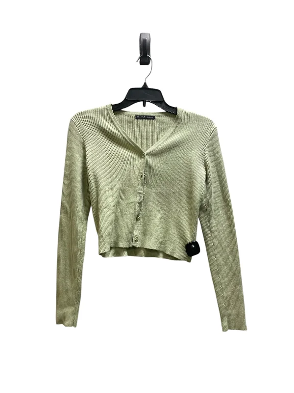 Top Long Sleeve By Brandy Melville In Green, Size: S