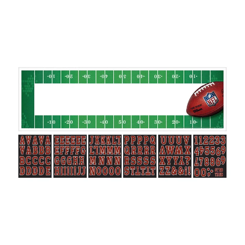 NFL Super Bowl Party Giant Customizable Banner, 65 X 20 Inches, 1 Count