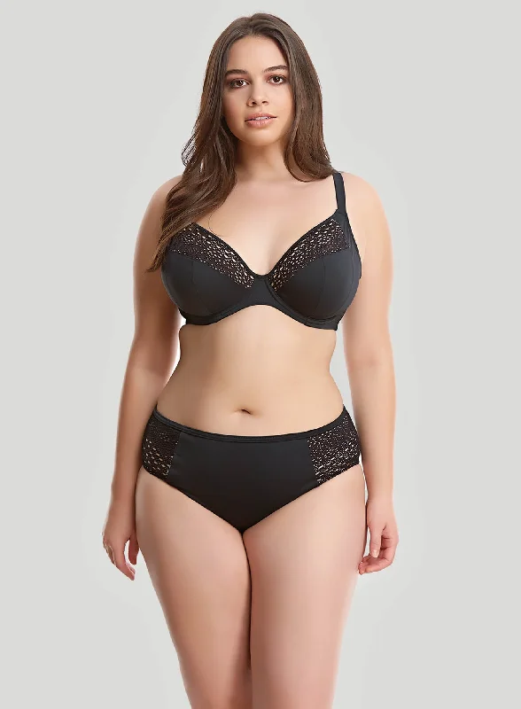 Elomi Swim: Indie Mid Rise Brief Black