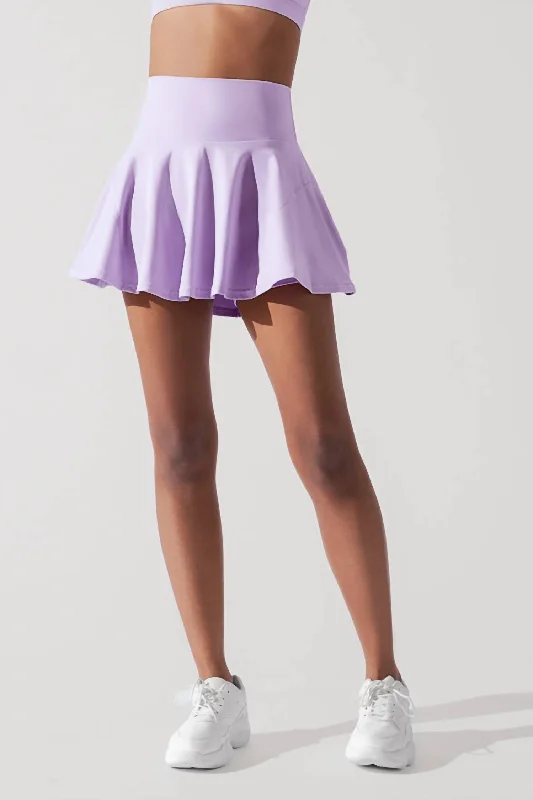 Twirl Skort In Digital Lavender