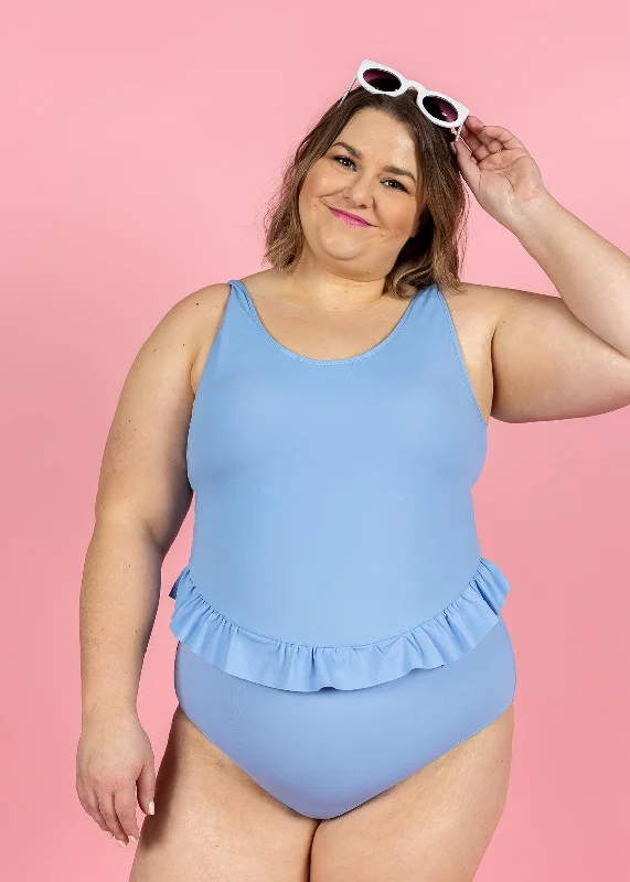 Blue Skies | Skirted One-Piece