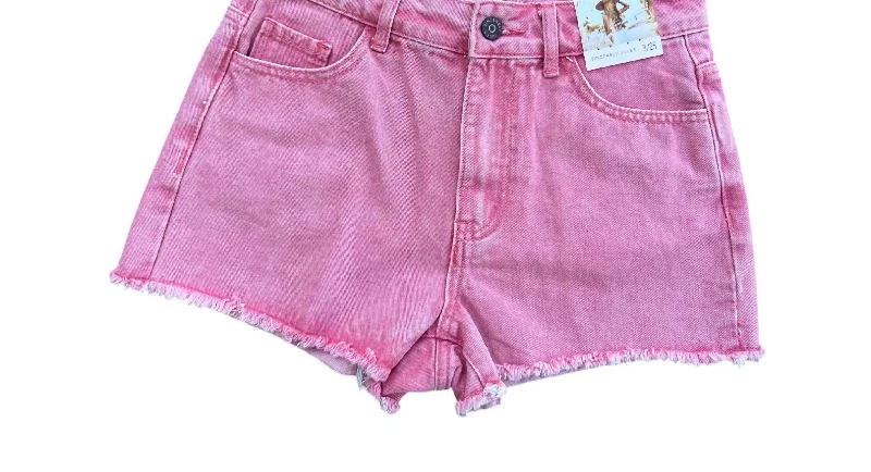 Women's Perfect Denim Short In Pink