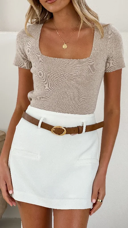 Abigail Top - Beige