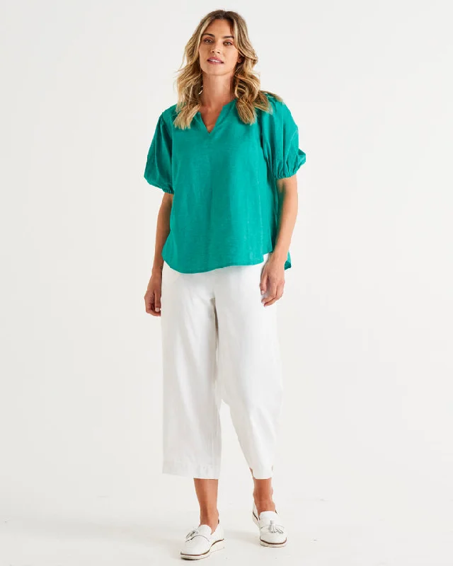 Betty Basics Alba Blouse Teal