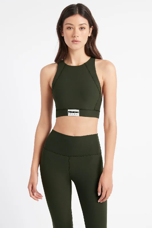 Kookai Sport Patch Crop Top