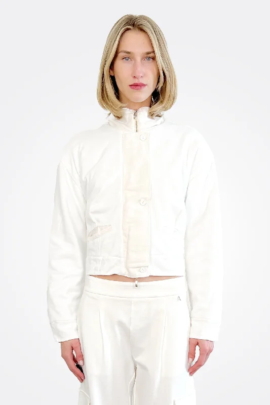 Short Coat - Natural White