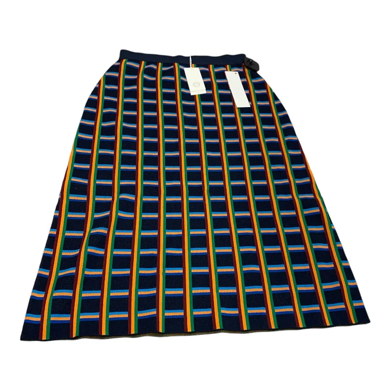 Skirt Designer By Tory Burch In Plaid Pattern, Size: S