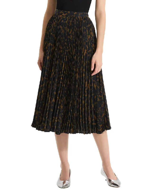 Theory Sunburst Midi Skirt