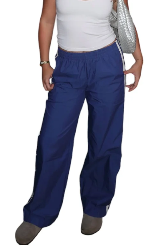 In Line Track Pants In Blue