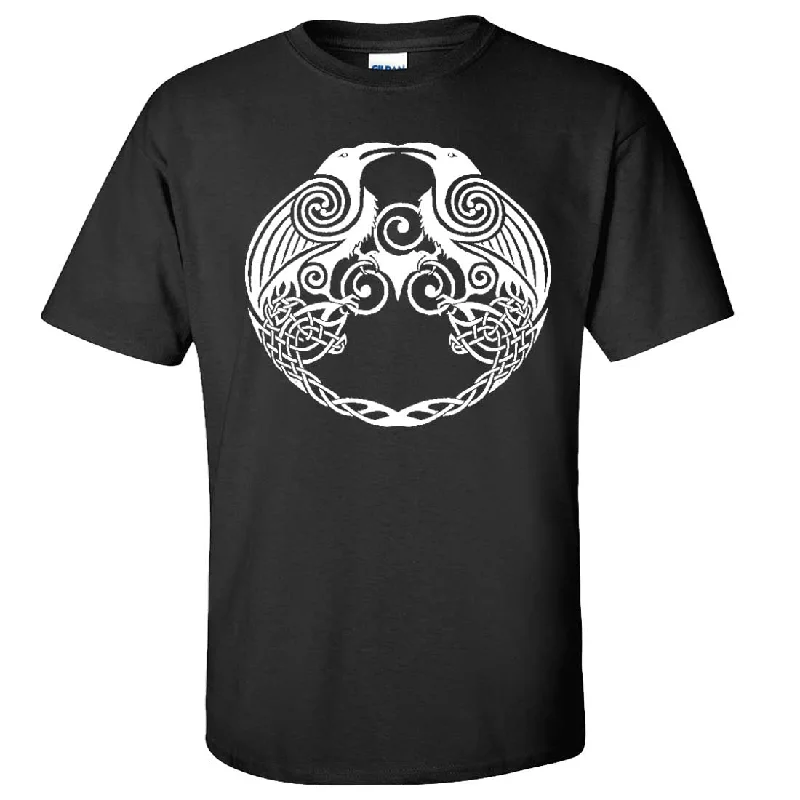 Dual Raven White Print Asst Colors T-shirt/tee