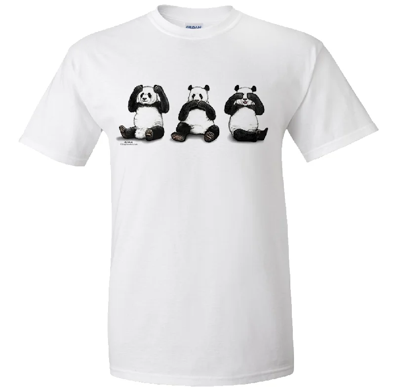 No Evil Pandas By Royce T-shirt/tee