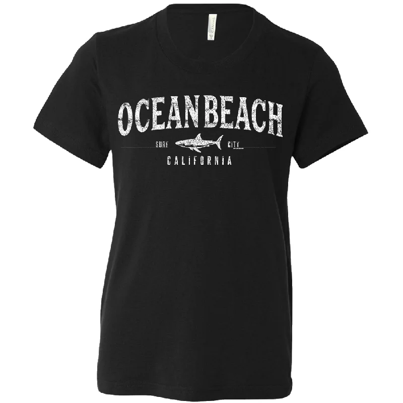 Ocean Beach California Asst Colors Youth T-Shirt/tee