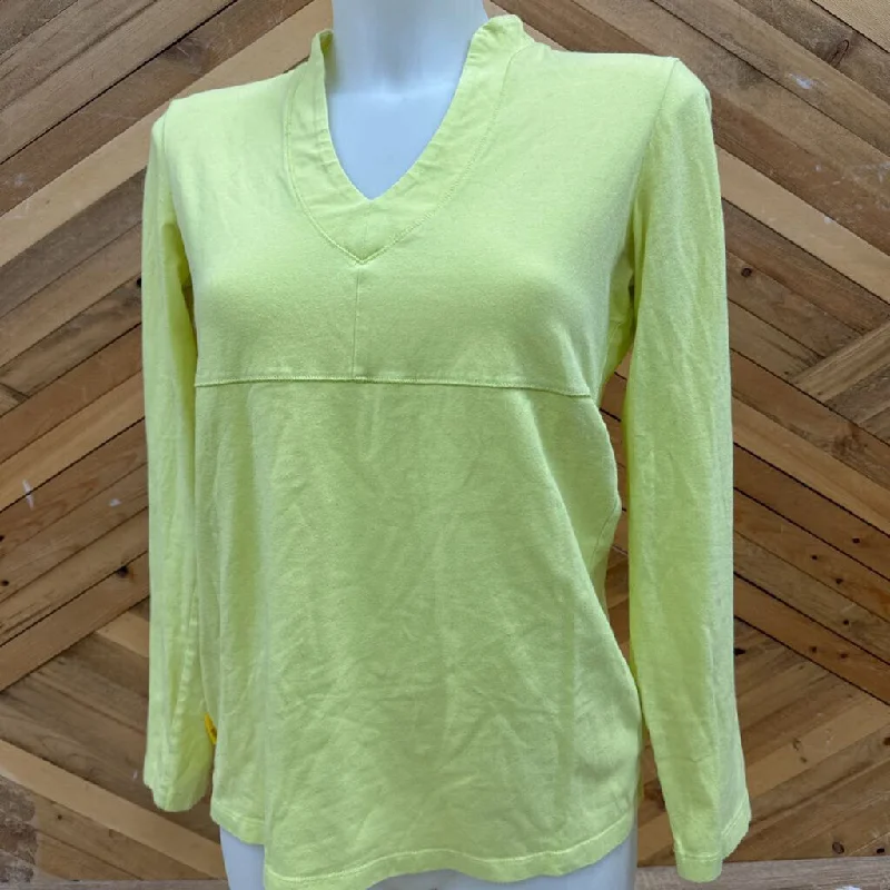 Lole - Women's L/S T-Shirt - MSPR $69: Yellow-women-MD