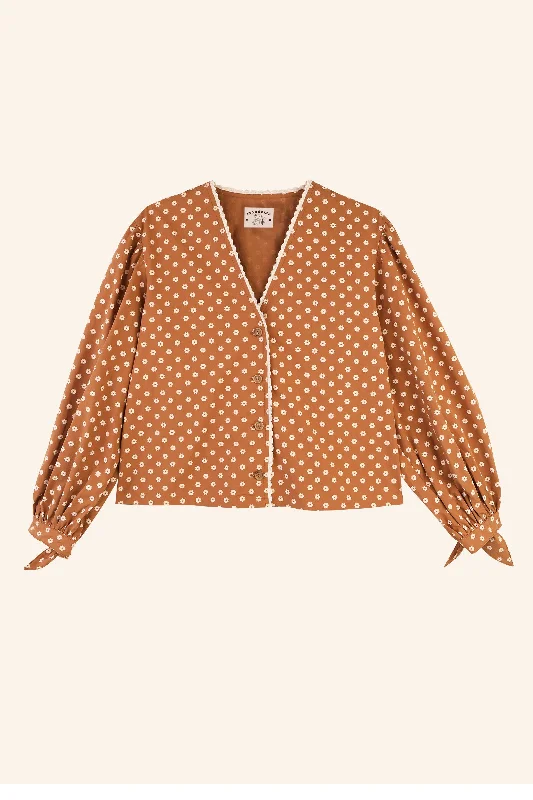 Medlar Top Daisy Print