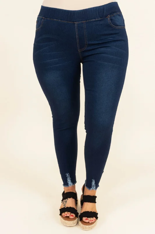 Choosing Myself Jeggings, Dark Wash