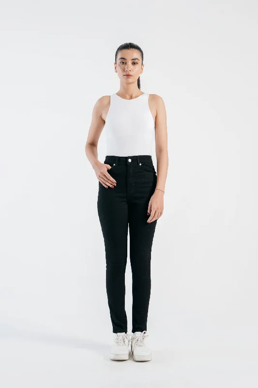 Basic Regular Rise Skinny Jeans