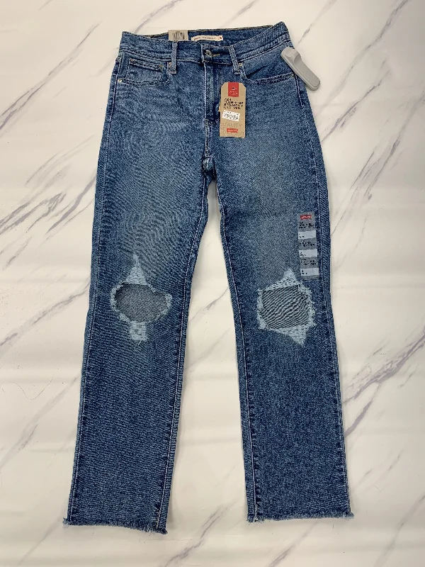 Jeans Straight By Levis In Blue, Size: 2