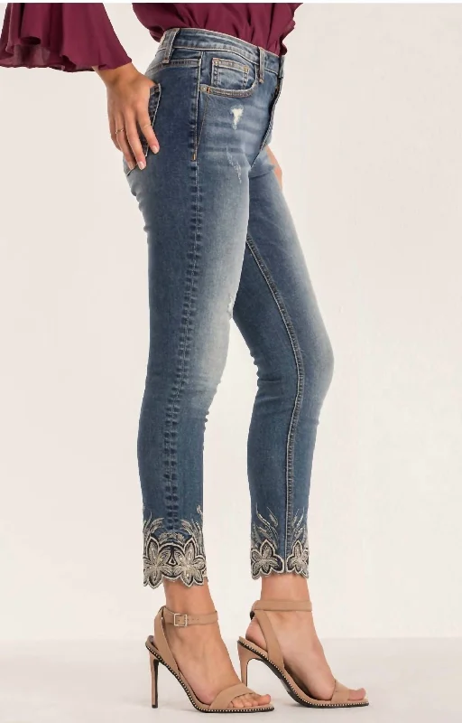 Light Of The Day Skinny Jeans In Medium Wash