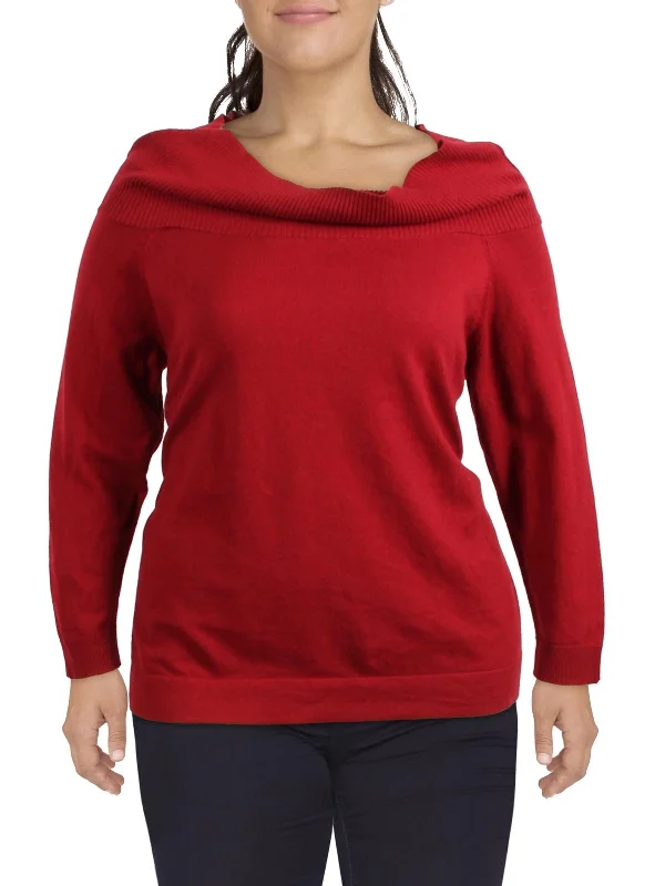 Womens Cold Shoulder Cashmere